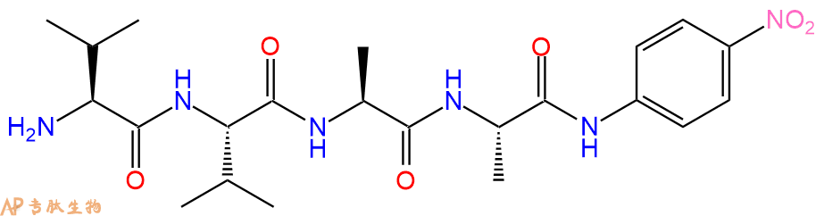 專肽生物產(chǎn)品四肽Val-Val-Ala-Ala-對硝基苯胺181190-26-1