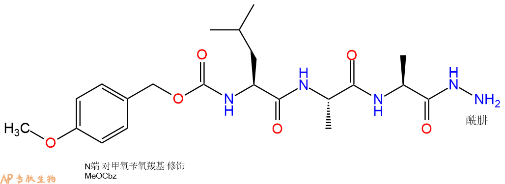 專肽生物產品三肽Z(OMe)-Leu-Ala-Ala-NH-NH274496-25-6
