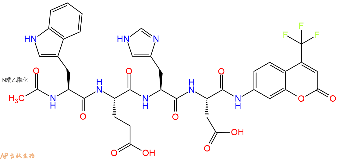 專(zhuān)肽生物產(chǎn)品Caspase 1 (ICE) Substrate 3f, fluorogenic210344-99-3