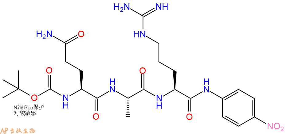 專肽生物產(chǎn)品標記肽Boc-QAR-對硝基苯胺1926163-47-4