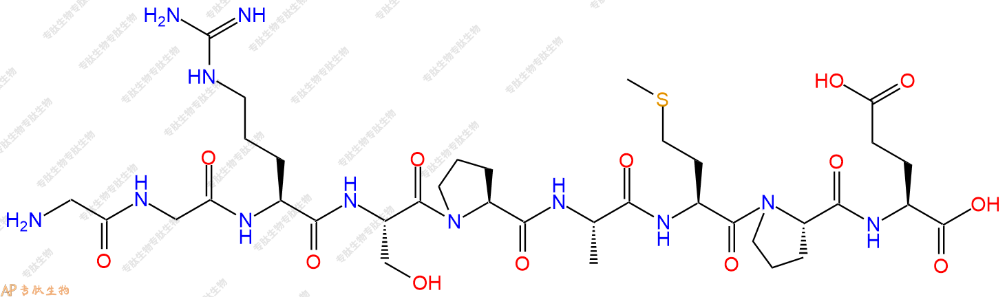 專肽生物產(chǎn)品H-Gly-Gly-Arg-Ser-Pro-Ala-Met-Pro-Glu-OH2022956-40-5