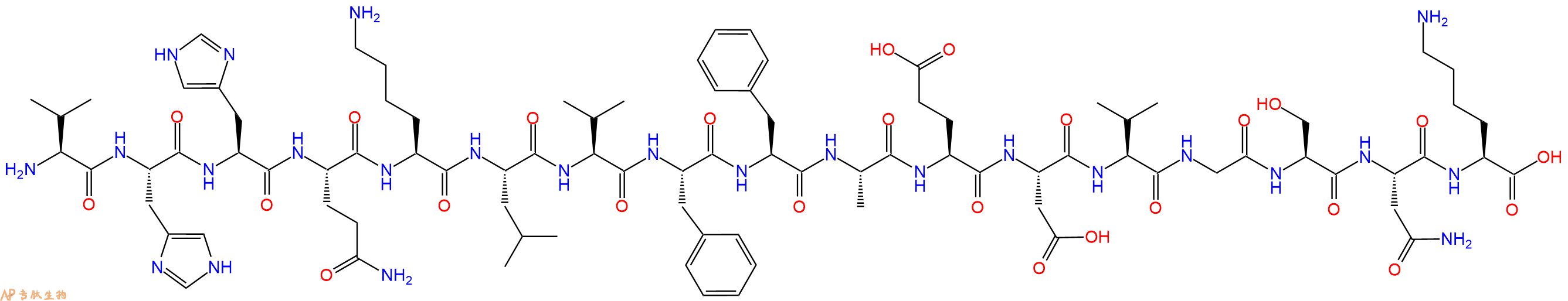 專肽生物產(chǎn)品淀粉肽β-Amyloid (12-28)、Aβ12-28107015-83-8