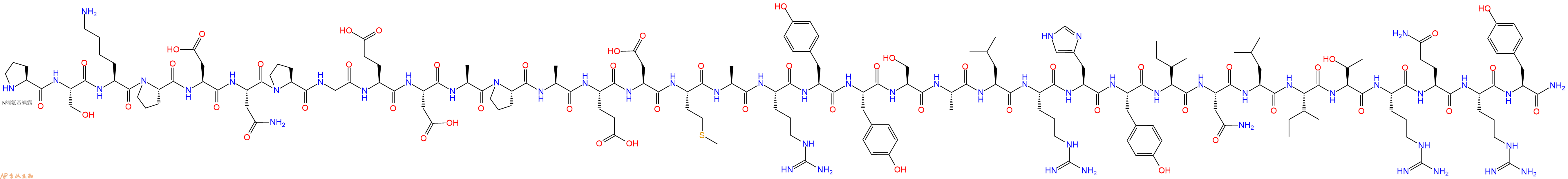 專肽生物產(chǎn)品神經(jīng)肽 Y(2-36)(人，大鼠)、 Neuro Peptide Y(2-36)(human, rat)123139-39-9