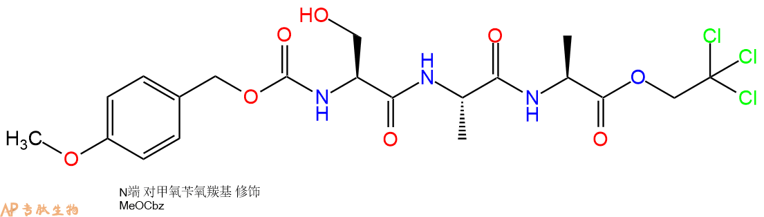 專肽生物產(chǎn)品三肽Z(OMe)-Ser-Ala-Ala-NHNTroc78075-42-0
