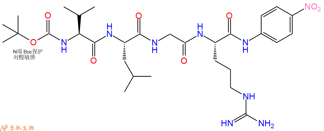 專肽生物產(chǎn)品鱟凝血酶的顯色底物：Boc-VLGR-對(duì)硝基苯胺68223-95-0