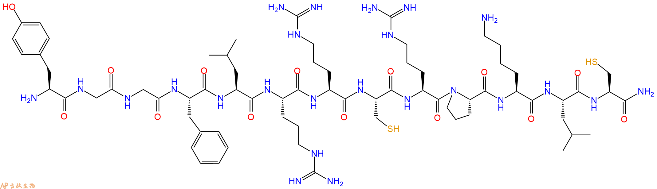 專肽生物產(chǎn)品強啡肽(Cys?·¹³)-Dynorphin A (1-13) amide127103-91-7