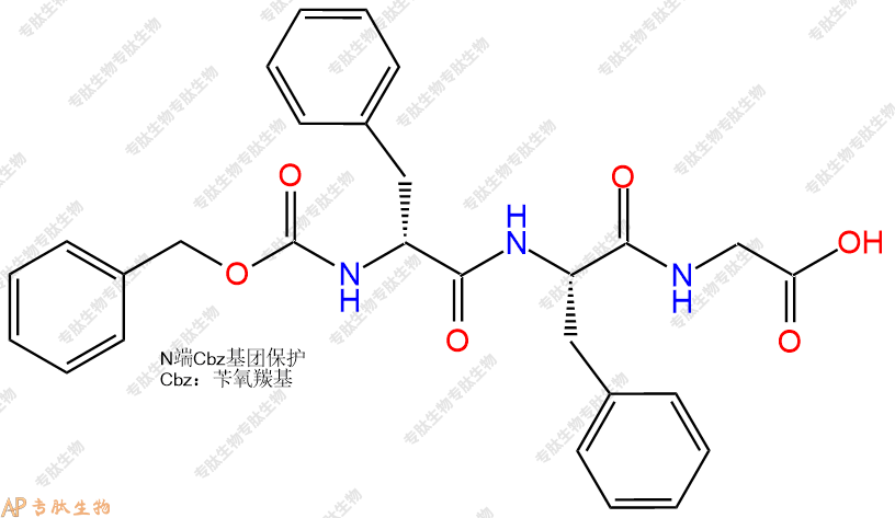 專肽生物產(chǎn)品三肽Cbz-DPhe-Phe-GLY75539-79-6