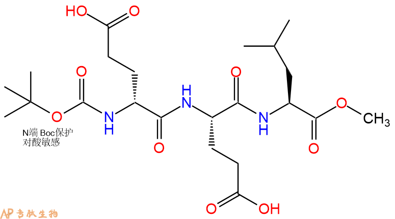 專肽生物產(chǎn)品三肽Boc-DGlu-Glu-Leu--甲酯化72903-46-9