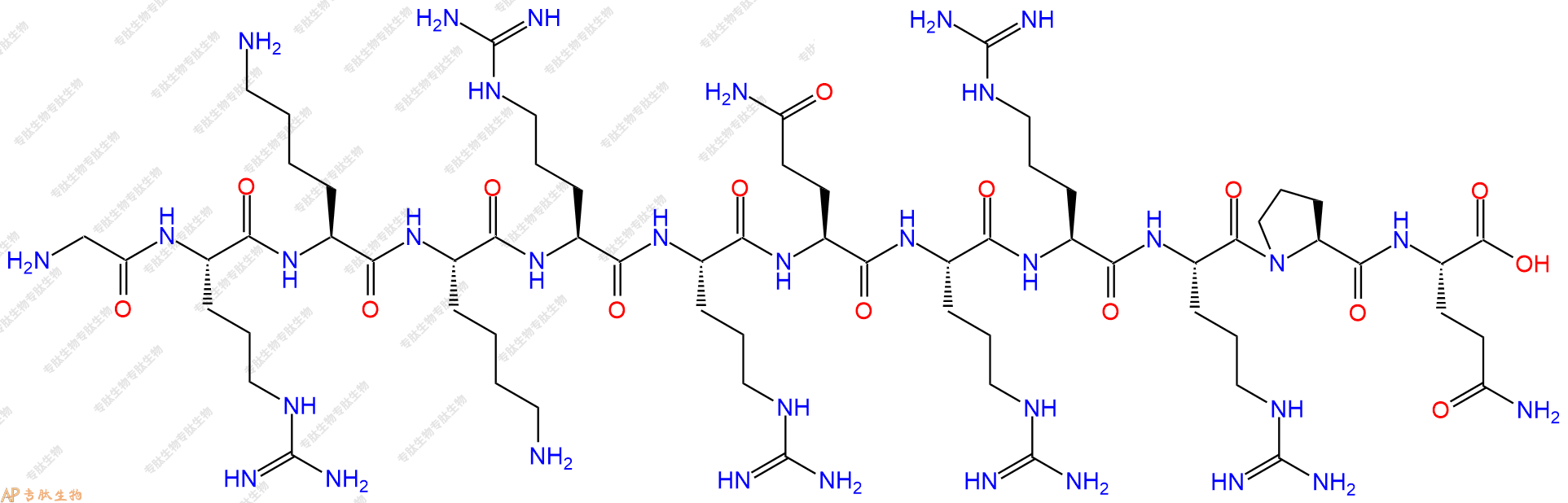 專(zhuān)肽生物產(chǎn)品細(xì)胞穿膜肽TAT(48-59)