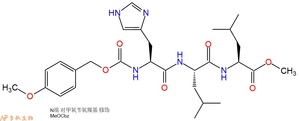 專(zhuān)肽生物產(chǎn)品三肽Z(OMe)-His-Leu-Leu--甲酯化95878-41-4