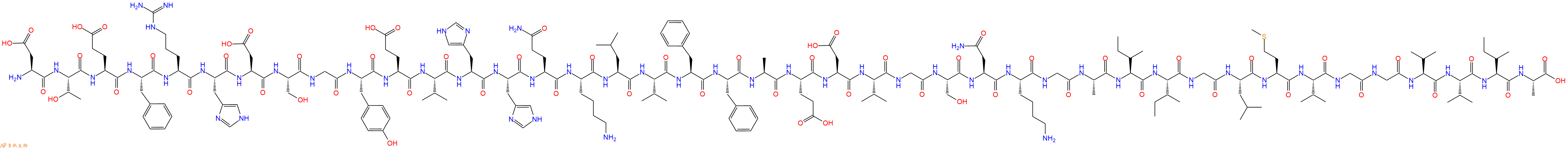 專肽生物產(chǎn)品淀粉肽(Thr²)-Amyloid β-Protein (1-42)