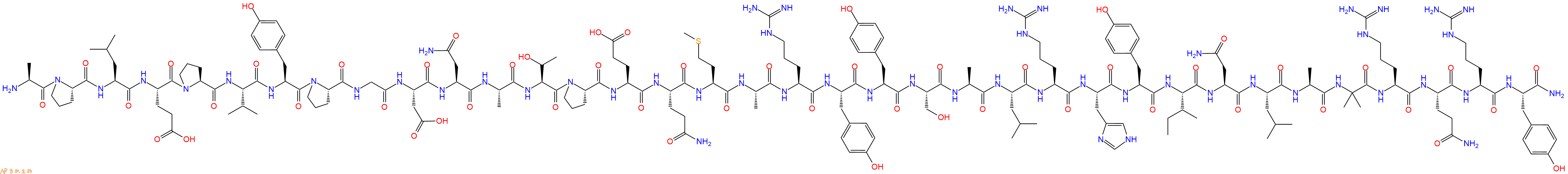 專肽生物產(chǎn)品胰多肽（1-17）-（Ala31-Aib32）-神經(jīng)肽Y（18-36）、PancreaticPoly Peptide Fragment313988-70-4