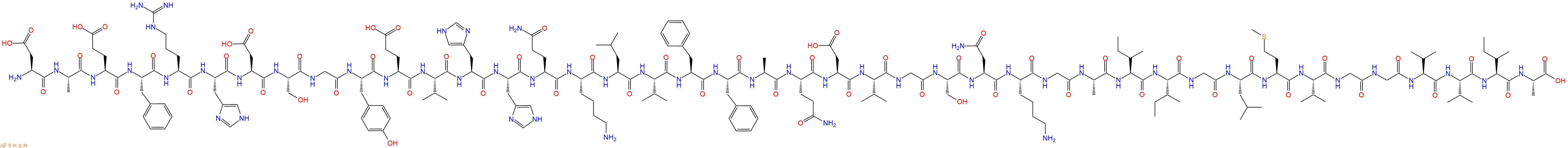 專肽生物產(chǎn)品淀粉肽(Gln²²)-Amyloid β-Protein (1-42)147335-12-4