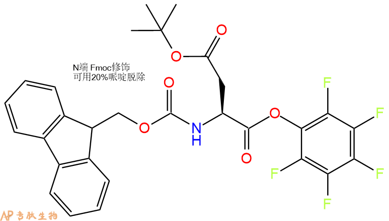 專肽生物產(chǎn)品Fmoc-Asp(OtBu)-OPfp86061-01-0