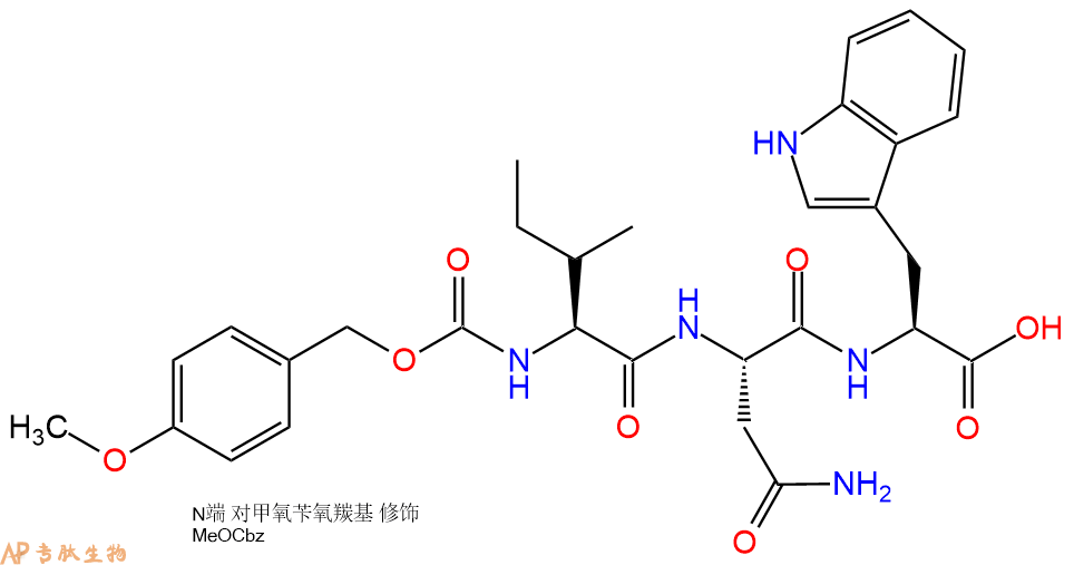 專肽生物產(chǎn)品三肽Z(OMe)-Ile-Asn-Trp74105-04-7