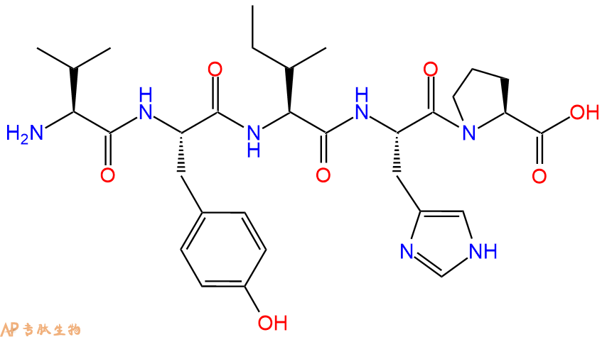 專(zhuān)肽生物產(chǎn)品血管緊張素Angiotensin I/II (3-7)122483-84-5