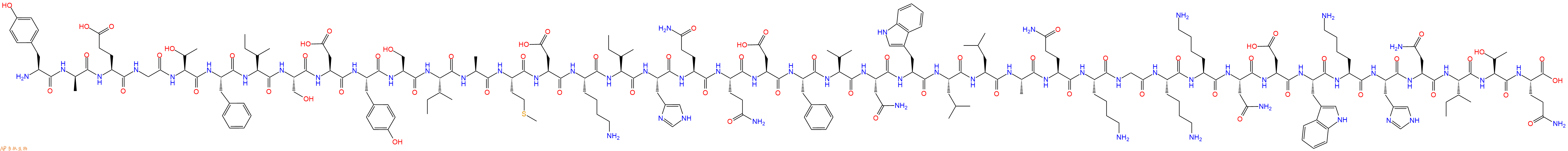 專肽生物產(chǎn)品抑胃肽(D-Ala²)-Gastric Inhibitory Polypeptide (human)444073-04-5