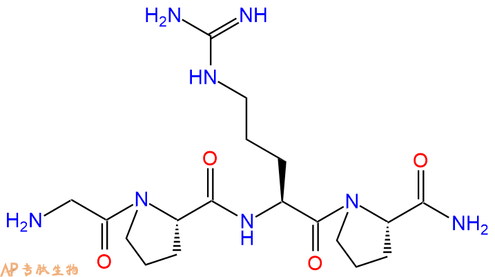 專(zhuān)肽生物產(chǎn)品四肽Gly-Pro-Arg-Pro-NH2126047-75-4