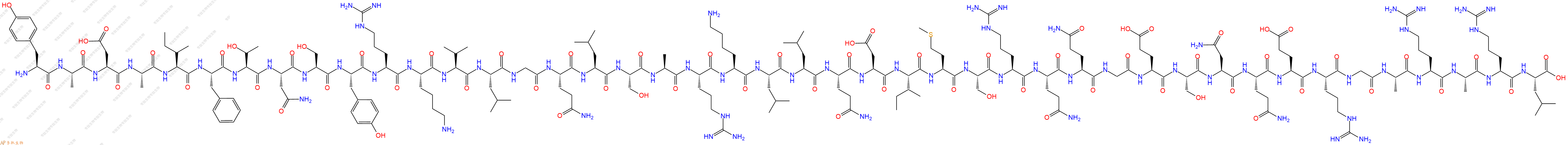 專肽生物產(chǎn)品生長激素釋放因子GRF (free acid) (human)90599-39-6