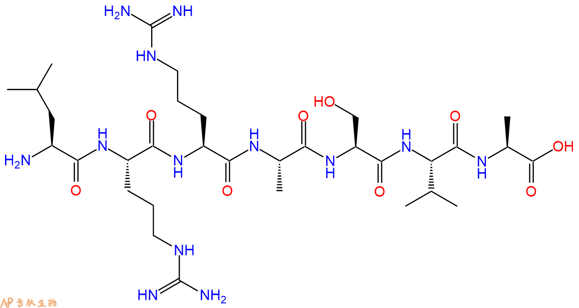 專肽生物產(chǎn)品七肽LRRASVA59785-91-0