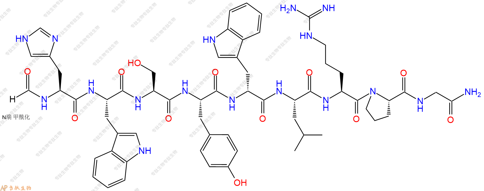 專肽生物產(chǎn)品黃體生成素釋放激素Formyl-(D-Trp?)-LHRH (2-10)1217449-28-9