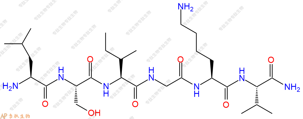 專肽生物產(chǎn)品六肽PAR-2 (1-6) amide (human) (scrambled)1348395-60-7