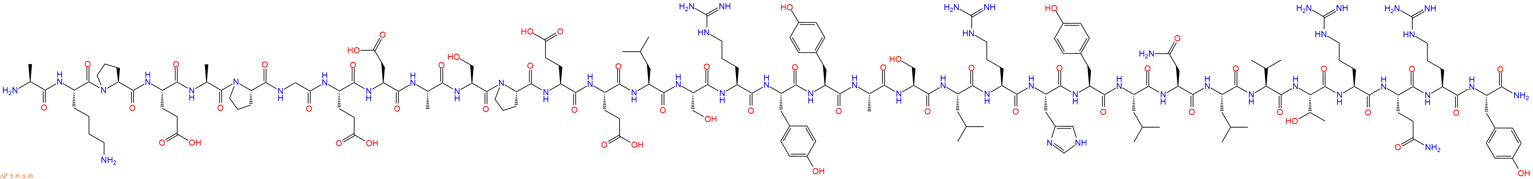 專肽生物產(chǎn)品Peptide YY (3-36) (canine, mouse, porcine, rat) 126339-09-1