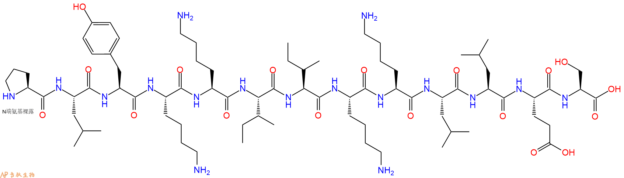 專肽生物產品血小板因子4（58-70）（人）、Platelet Factor 4 (58-70) (human)82989-21-7