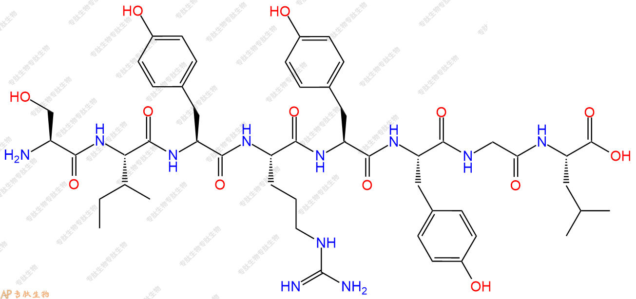 專肽生物產(chǎn)品八肽SIYRYYGL178561-37-0