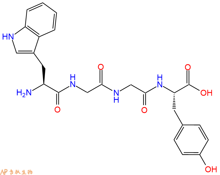 專肽生物產(chǎn)品四肽Trp-Gly-Gly-Tyr15035-25-3