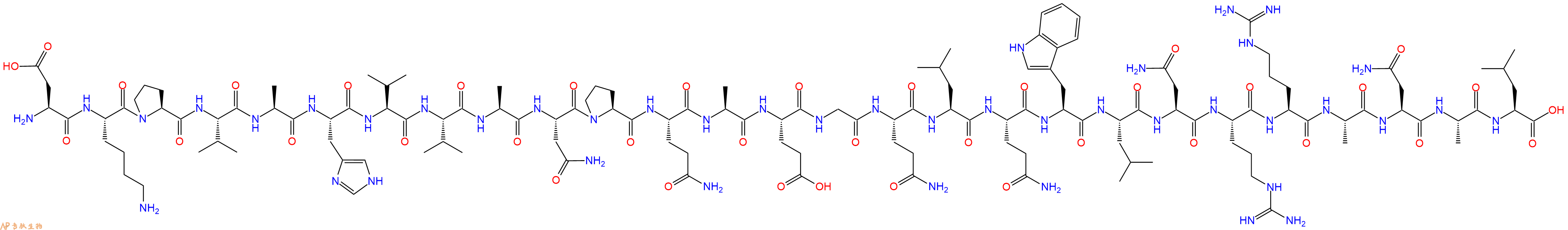 專肽生物產(chǎn)品人腫瘤壞死因子-α 的多肽片段 TNF-α (10-36), human144796-70-3