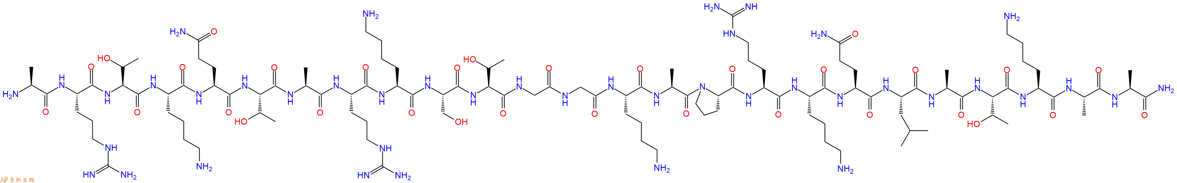 專肽生物產(chǎn)品組蛋白肽段Histone H3 (1-25), amide1373320-65-0