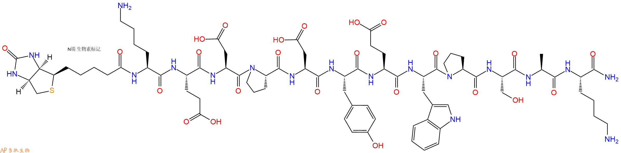 專肽生物產(chǎn)品SYK激酶底物 Syk Kinase Peptide Substrate, Biotin label