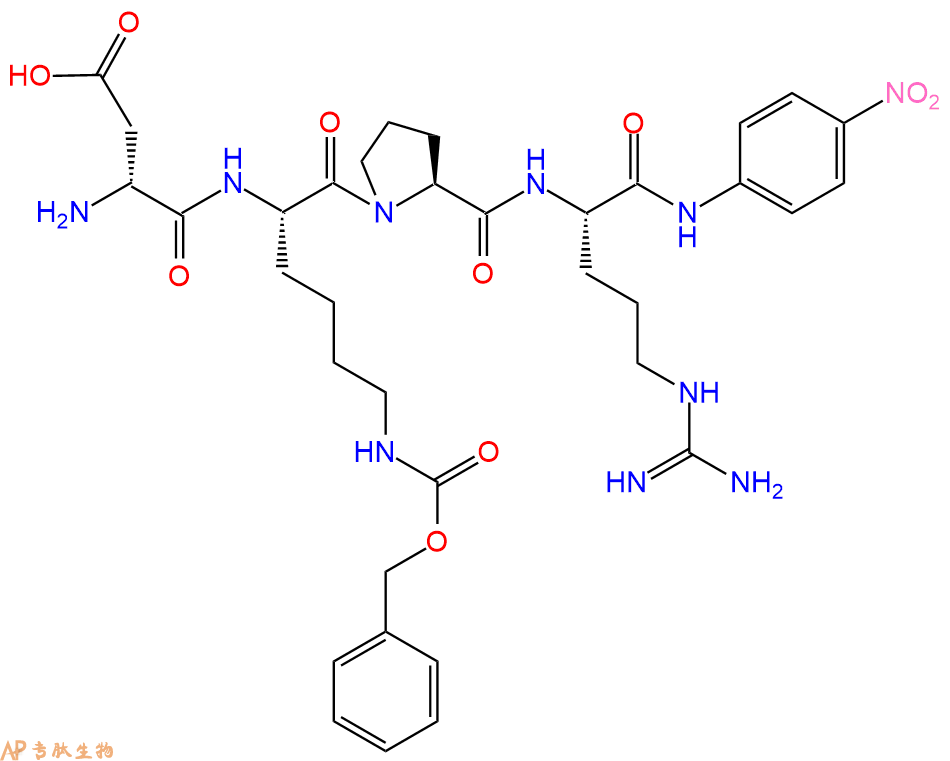 專肽生物產(chǎn)品四肽D-Lys(Z)-Pro-Arg-對硝基苯胺、Chromozym Pca108963-69-5