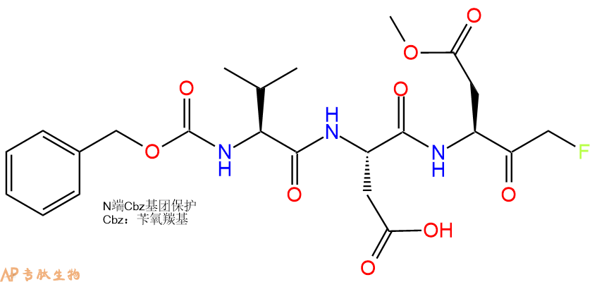 專肽生物產(chǎn)品三肽Cbz-Val-Asp-Asp(OMe)-FMK
