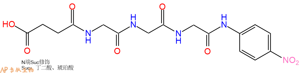 專肽生物產(chǎn)品三肽Suc-Gly-Gly-Gly-對硝基苯胺61043-71-8