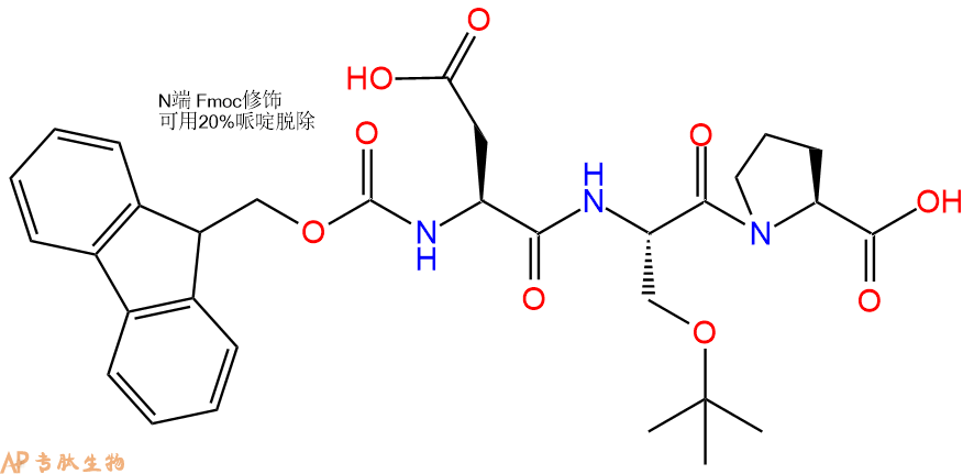 專肽生物產(chǎn)品三肽Fmoc-Asp-Ser(tBu)-Pro