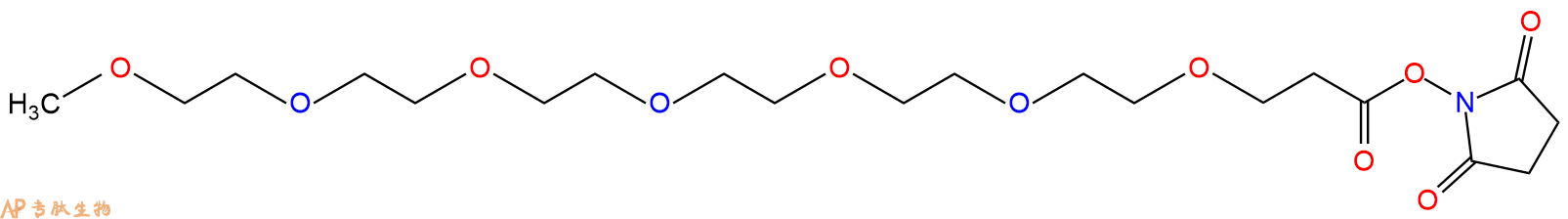 專(zhuān)肽生物產(chǎn)品mPEG7-NHS Ester756525-90-3