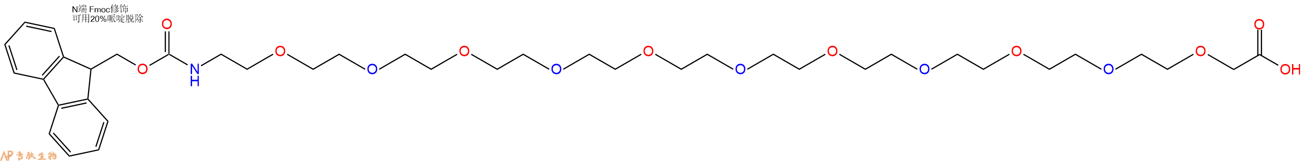 專肽生物產品Fmoc-PEG11-acetic acid2291257-76-4