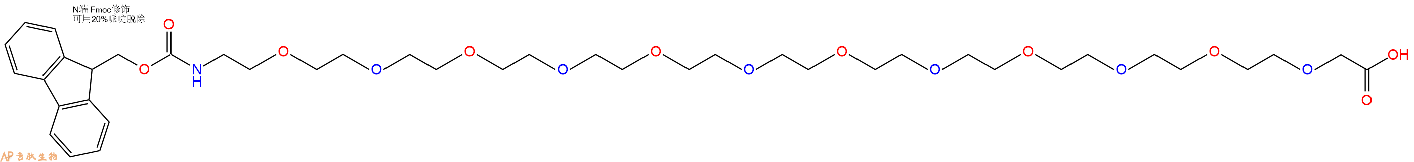 專肽生物產品Fmoc-PEG12-acetic acid675606-79-8