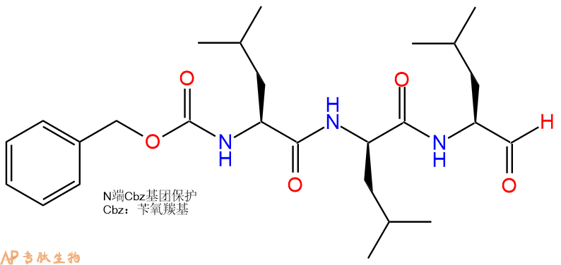 專肽生物產(chǎn)品三肽(R)-MG-132 : Cbz-Leu-DLeu-Leu-醛基化1211877-36-9