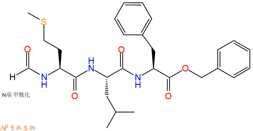 專肽生物產(chǎn)品三肽For-Met-Leu-Phe-芐酯化70637-32-0