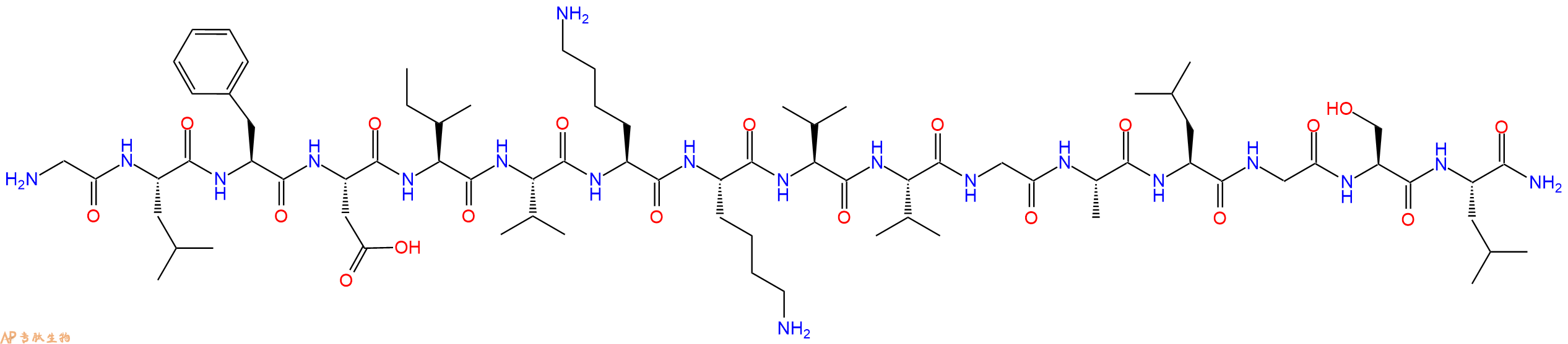 專肽生物產(chǎn)品抗菌肽Aurein2.2