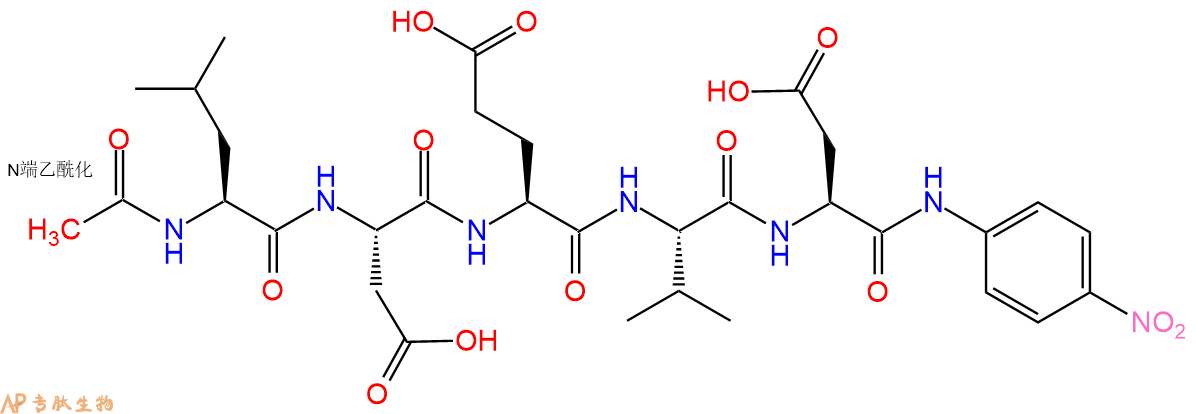 專肽生物產(chǎn)品Ac-Leu-Asp-Glu-Val-Asp-pNA