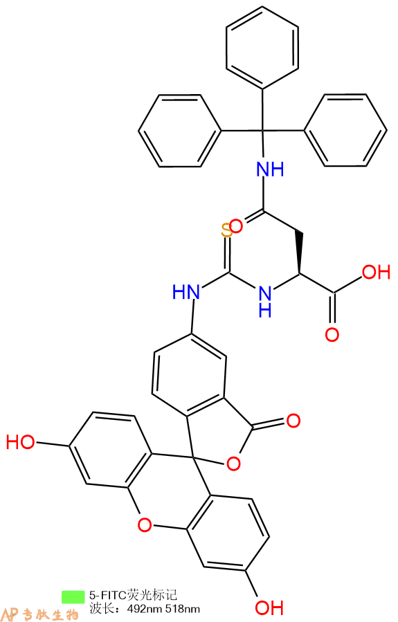 專肽生物產(chǎn)品FITC-Asn(Trt)