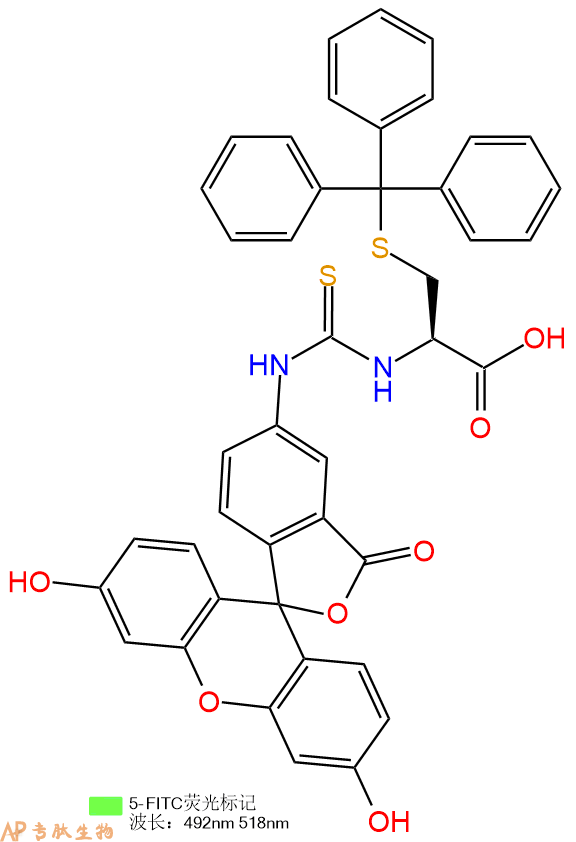 專肽生物產(chǎn)品FITC-Cys(Trt)
