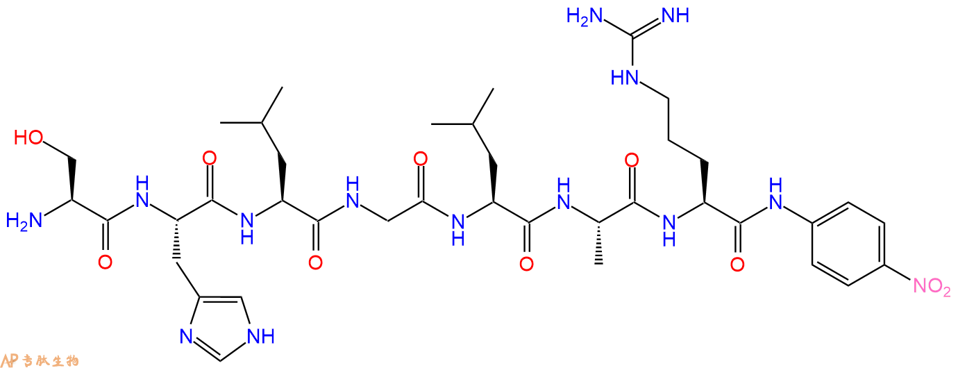 專肽生物產(chǎn)品Ser-His-Leu-Gly-Leu-Ala-Arg-pNA