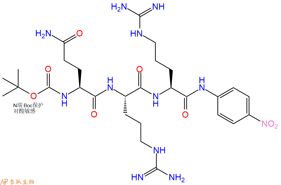 專肽生物產(chǎn)品Boc-Gln-Arg-Arg-pNA