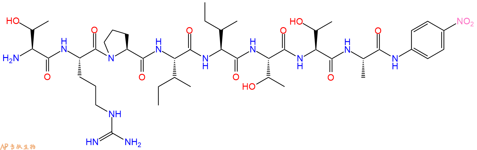 專肽生物產(chǎn)品Thr-Arg-Pro-Ile-Ile-Thr-Thr-Ala-pNA