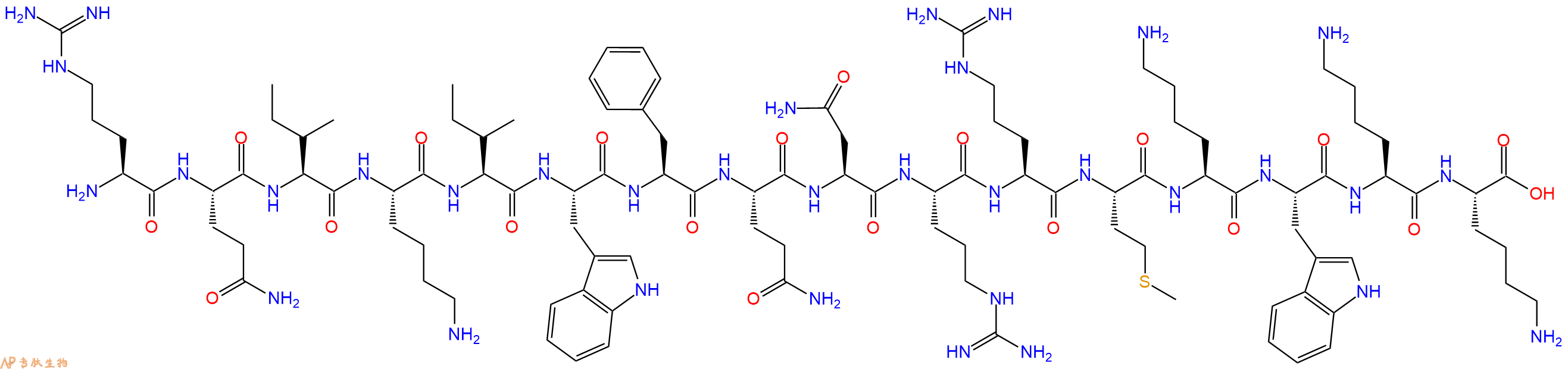 專肽生物產(chǎn)品觸角肽：Antennapedia Peptide, acid188842-14-0